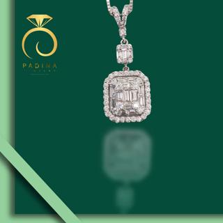 مدال جواهر مربع