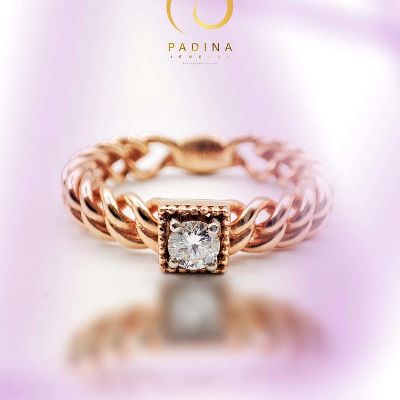 انگشتر جواهر بافت