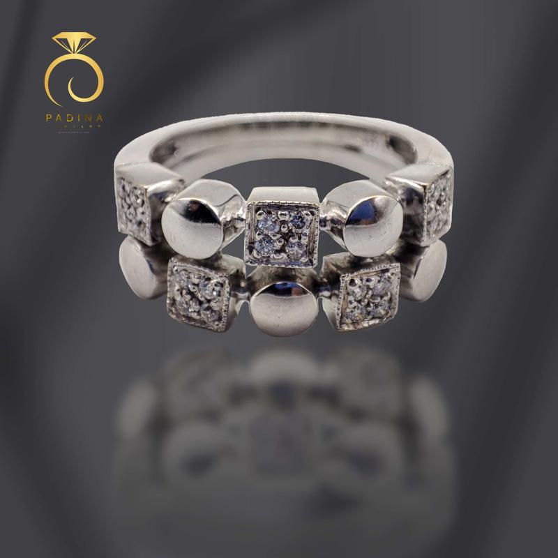 انگشتر جواهر شطرنجی